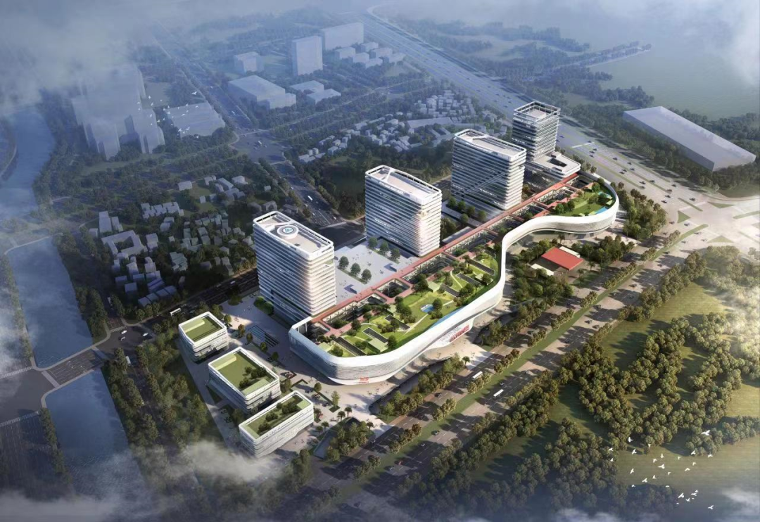 江门市中心医院新院区规划图