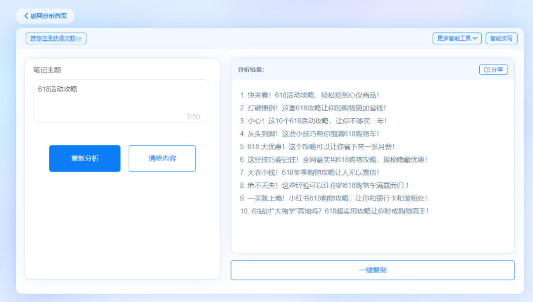 小紅書文案小能手