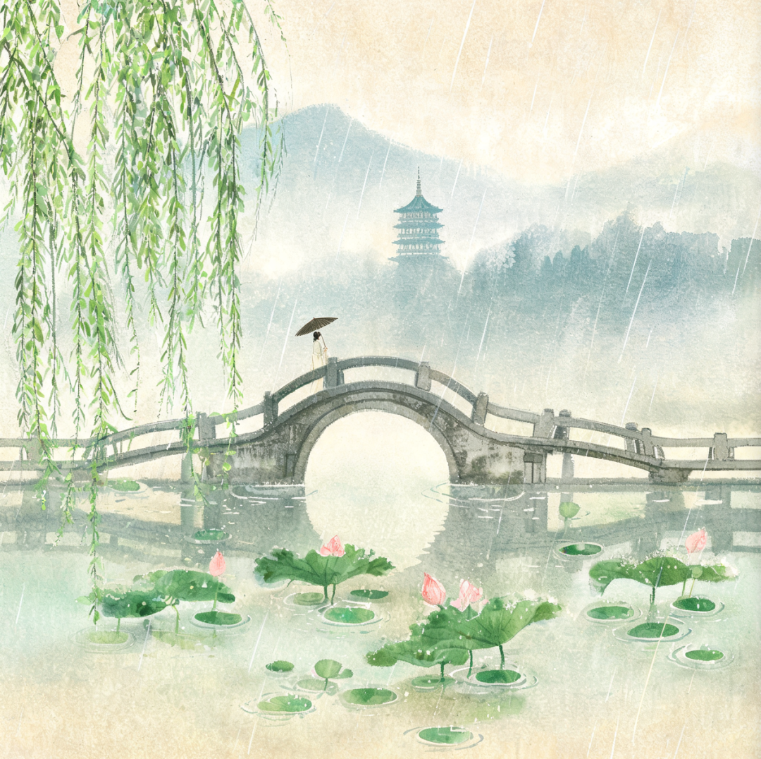 西湖8月避暑路线示意