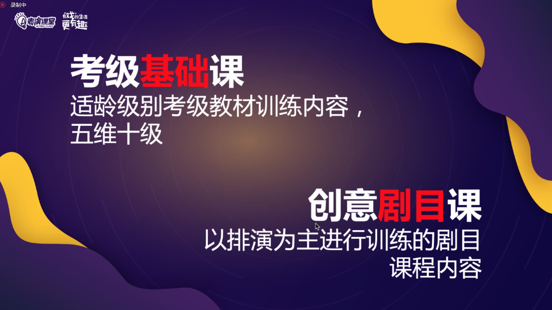 戏剧进校园考级基础课