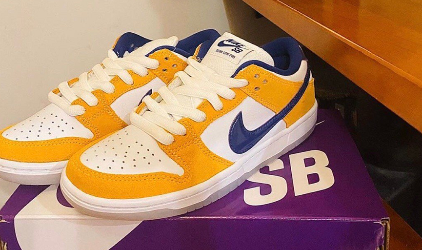 dunksb小湖人紫金配色开箱dunksb紫金湖人上脚搭配图