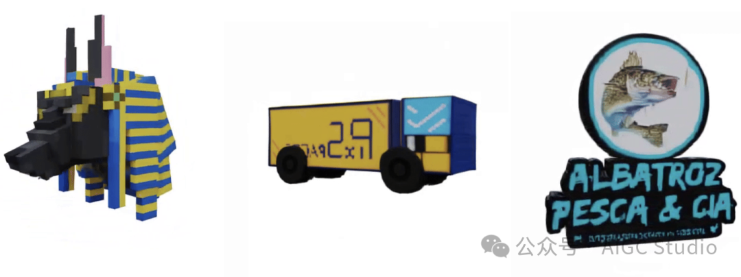 图7. 我们方法生成的 3D 新视角