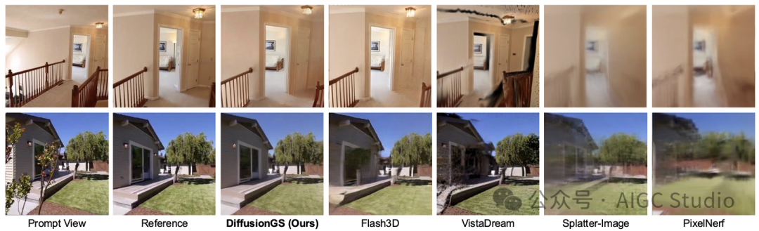 图14. scene-level 单视角重建对比示意图