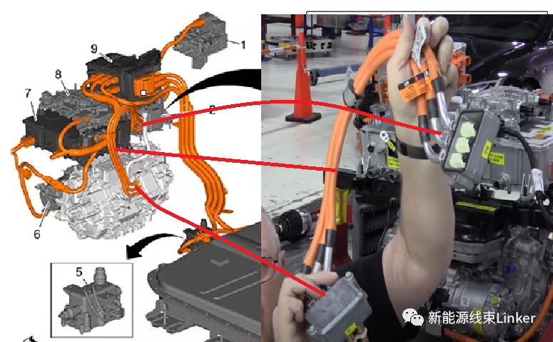 雪佛兰Bolt &Tesla 高压线束及连接器分析的图2