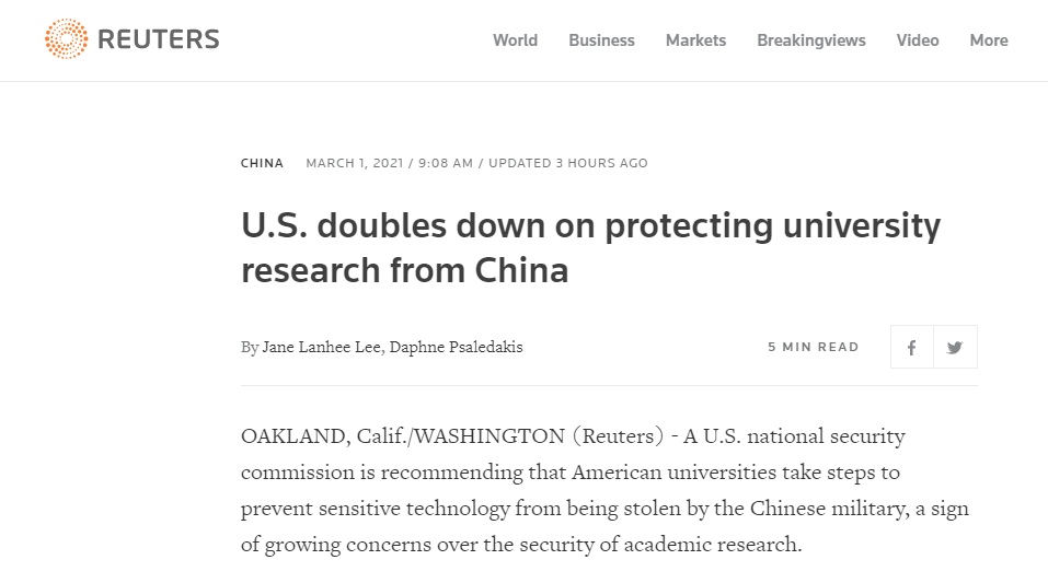 �������Ӵ����ȱ�����ѧ�о������й�Ӱ�죬�����й�ѧ��ӭ����һ��������