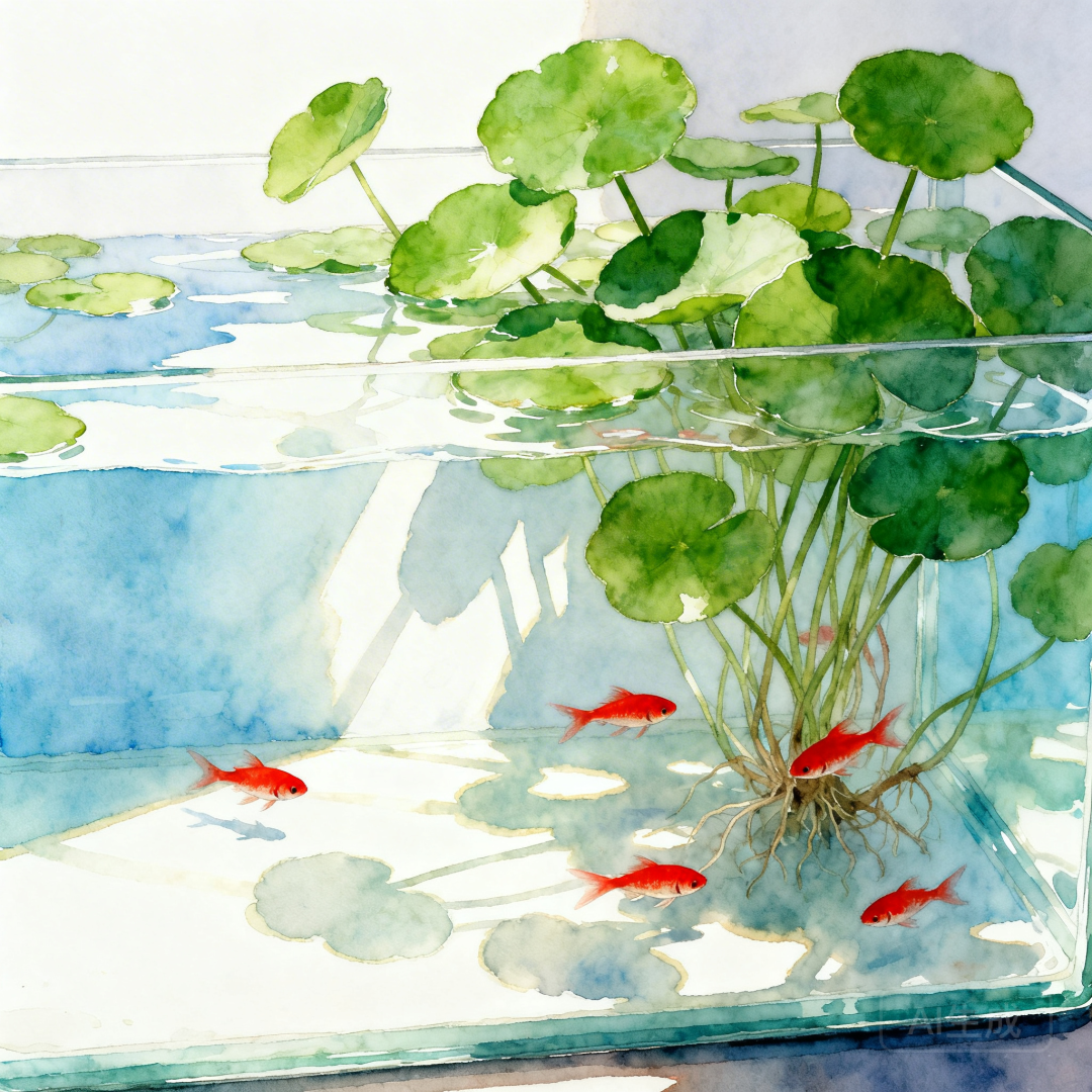 水面精灵浮萍