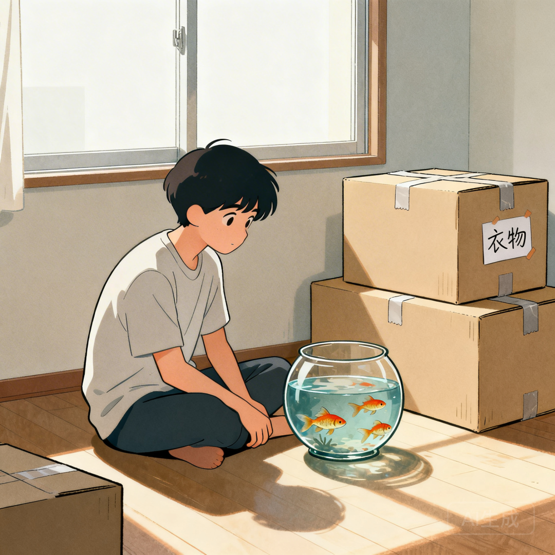Moving with Fish Tank