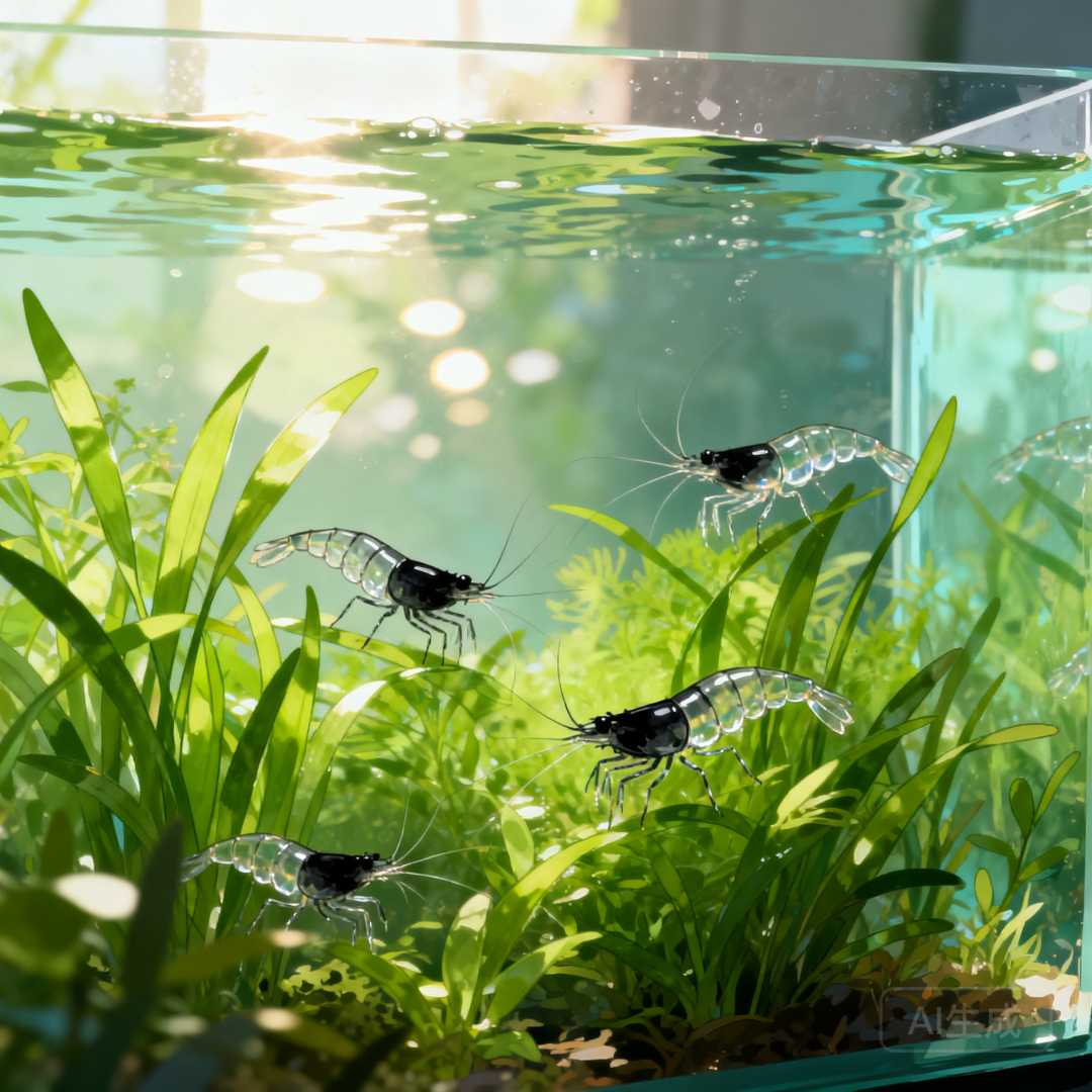 Ghost shrimp in tank