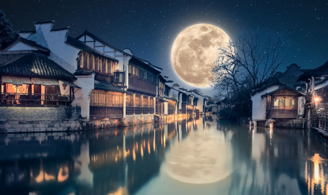 中秋节月光下的美景图片