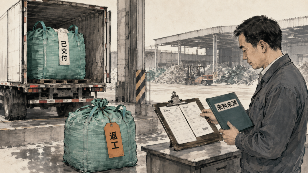 已交付与返工料包反馈到来料来源