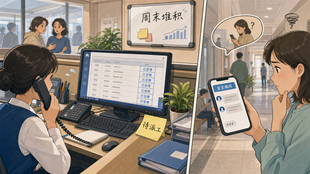 物业报修等待时间提前预警