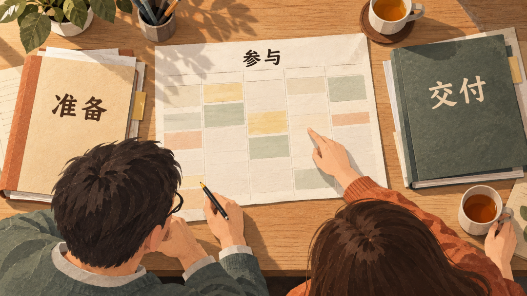 会议总参与时间和交付质量