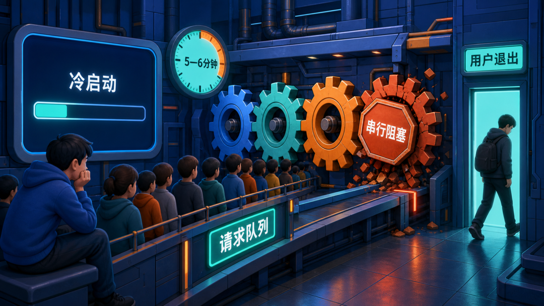 批量制作与实时服务的等待差异