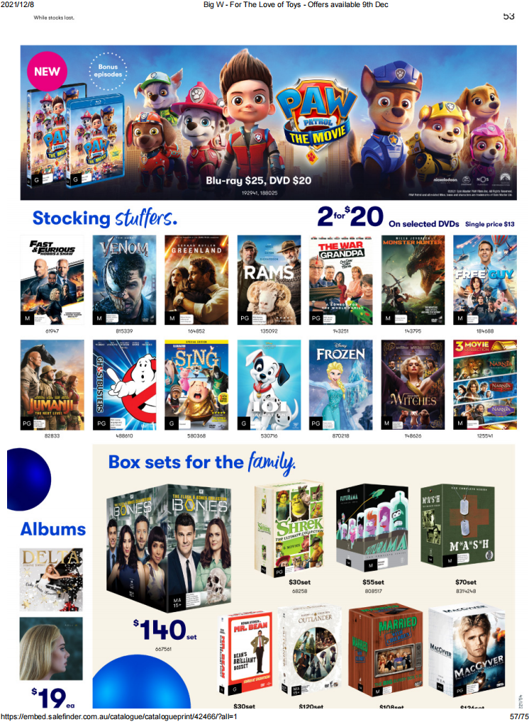 12月9日-24日！Big W最新优惠目录来袭，休闲娱乐等用品好价（组图） - 55