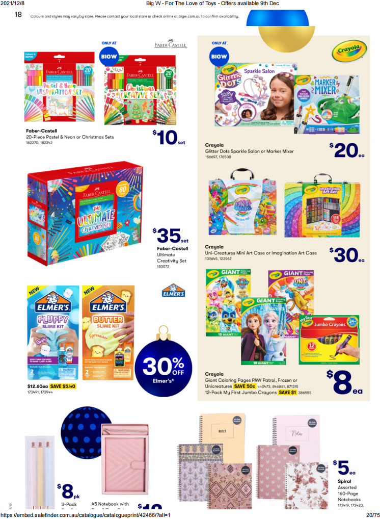 12月9日-24日！Big W最新优惠目录来袭，休闲娱乐等用品好价（组图） - 19