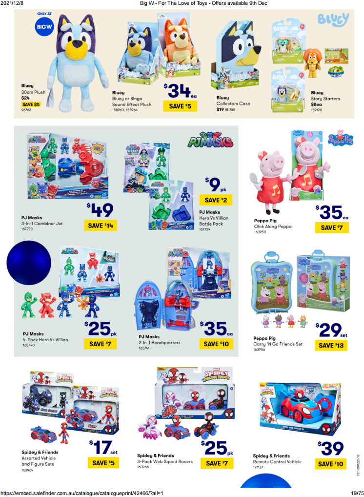 12月9日-24日！Big W最新优惠目录来袭，休闲娱乐等用品好价（组图） - 18