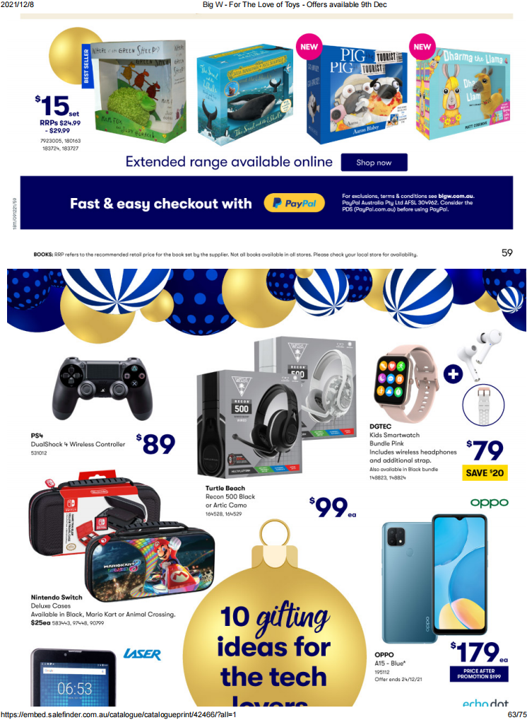12月9日-24日！Big W最新优惠目录来袭，休闲娱乐等用品好价（组图） - 61