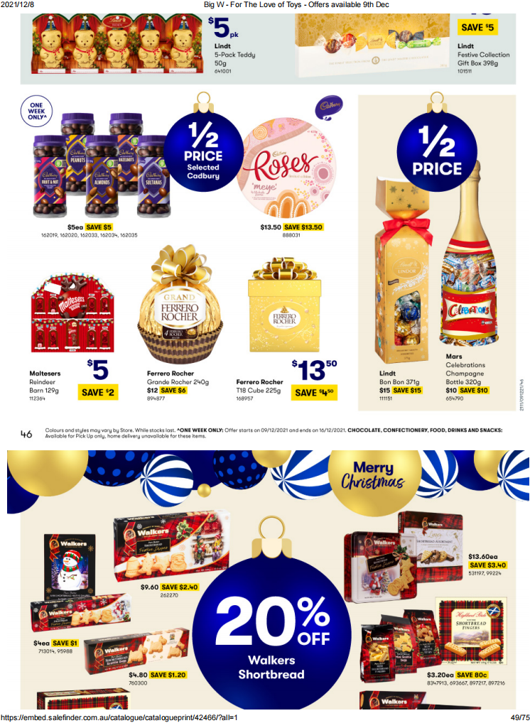 12月9日-24日！Big W最新优惠目录来袭，休闲娱乐等用品好价（组图） - 47