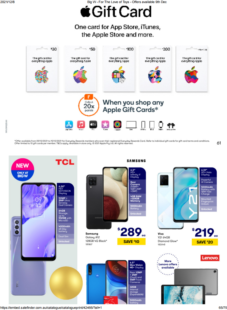 12月9日-24日！Big W最新优惠目录来袭，休闲娱乐等用品好价（组图） - 63