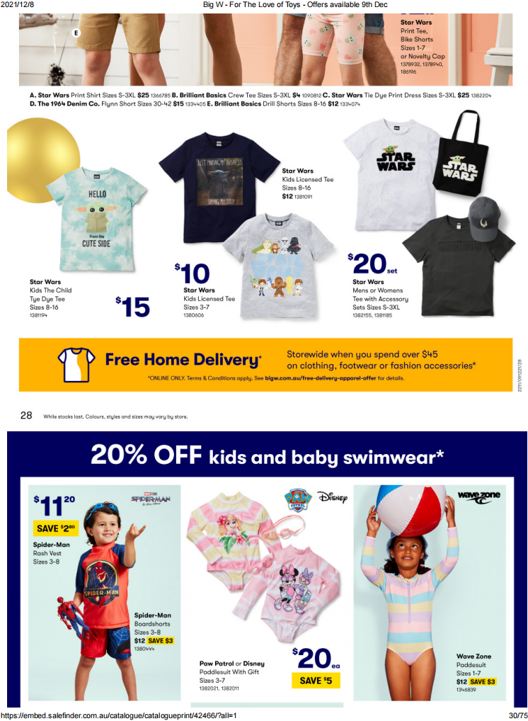 12月9日-24日！Big W最新优惠目录来袭，休闲娱乐等用品好价（组图） - 29