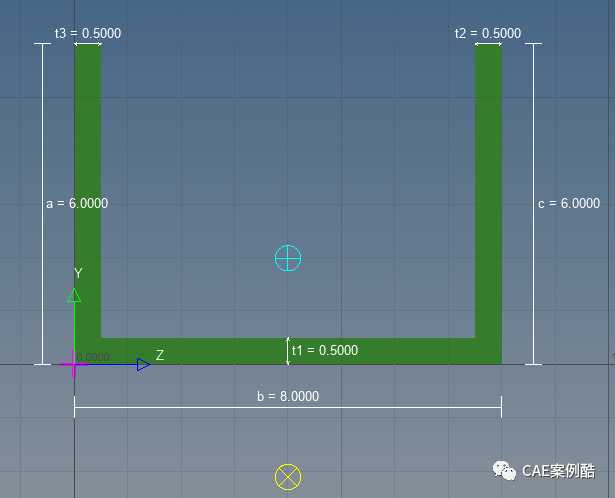 hypermesh-ansys联合仿真-《梁单元4》的图2