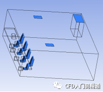 ANSYSY CFX算例精选 室内通风仿真计算的图2