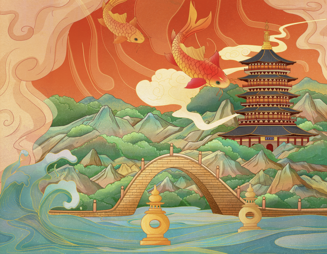 美丽中国城市主题图库插画征集赛获奖作品公示