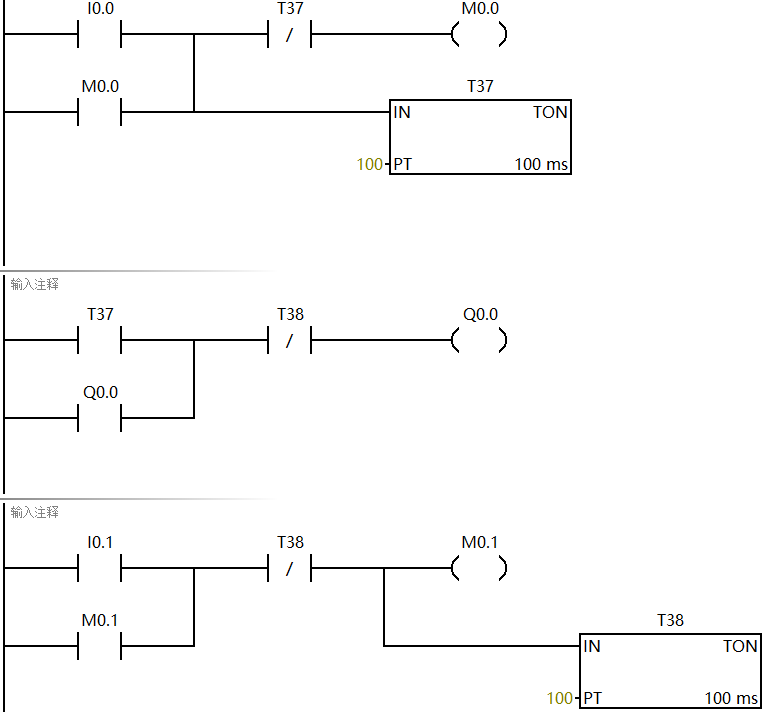 电机延迟启，延迟停2种实现方式，新手也能深入了解定时器指令~的图4