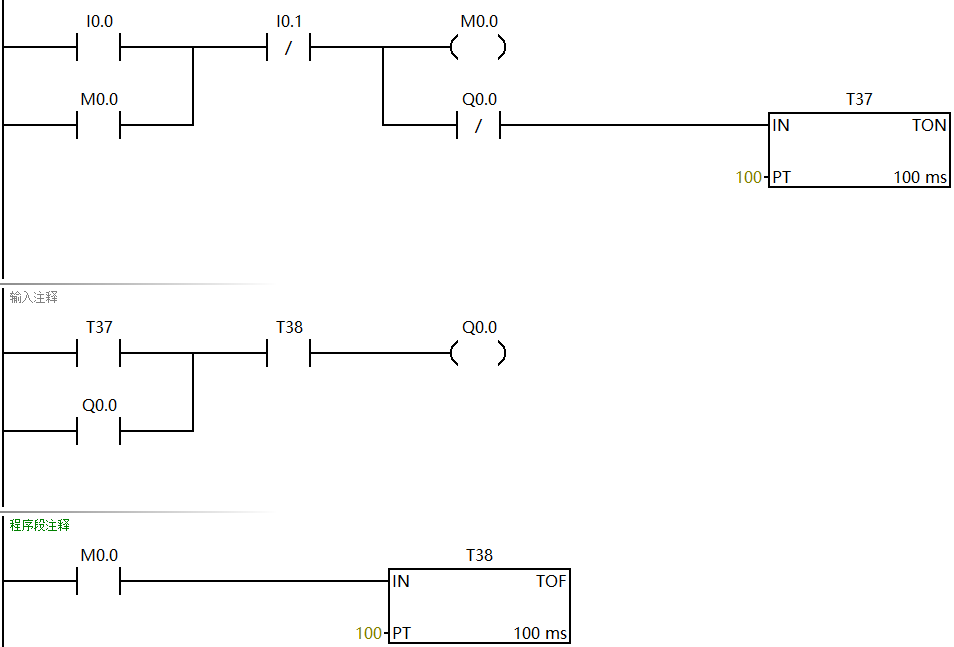电机延迟启，延迟停2种实现方式，新手也能深入了解定时器指令~的图5