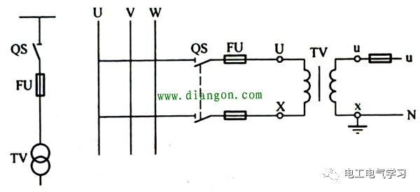 每一個電工都需要明白的電壓互感器接線方法圖解的圖1