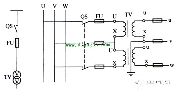 每一個電工都需要明白的電壓互感器接線方法圖解的圖3