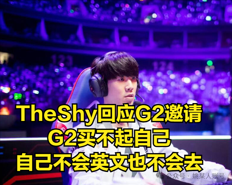 TheShy说我去G2有机会吗