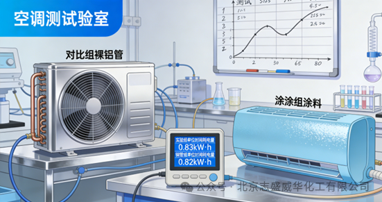 空调换热管辐射散热涂料