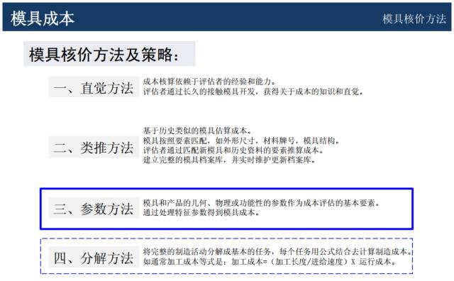 模具價格怎么談判？來學一學成本核算以及報價技巧的圖5