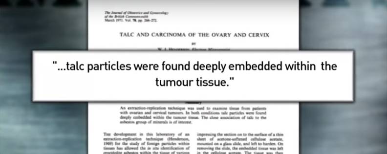 女子用42年强生爽身粉确诊卵巢癌 被判获赔近28亿