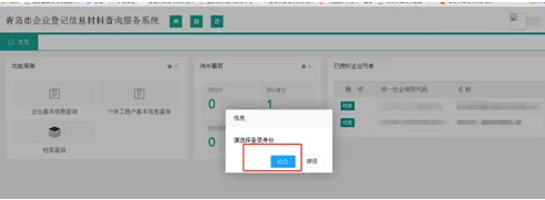 企业登记档案及基本信息在线查询操作指引 企业登记档案及基本信息在线查询操作指引