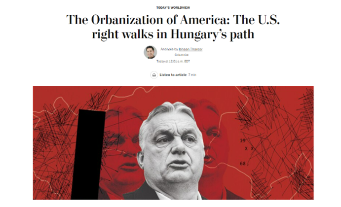 美国的“欧尔班化”：走上匈牙利道路的美国右翼