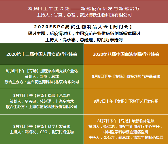 2020易貿(mào)生物制品大會(huì)EBPC，好搭檔誠(chéng)邀您8月5-7日相聚?？?！