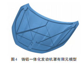 铸铝一体化发动机罩的可靠性优化设计的图5