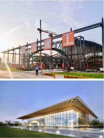 【聚焦】央视记者现场连线：直播武汉建工集团投资建设的“国家网络安全人才与创新基地”项目！