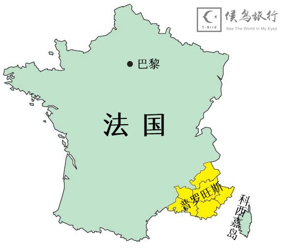 而法国的浪漫除了在巴黎,其另一精髓在南法,地中海沿岸的普罗旺斯大区