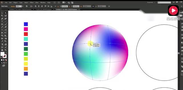 ai渐变色怎么调自己想要的颜色_ai部分字体变色_ai怎么整体变色
