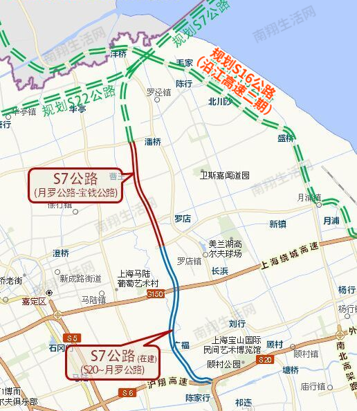 松江嘉松公路高架规划图片