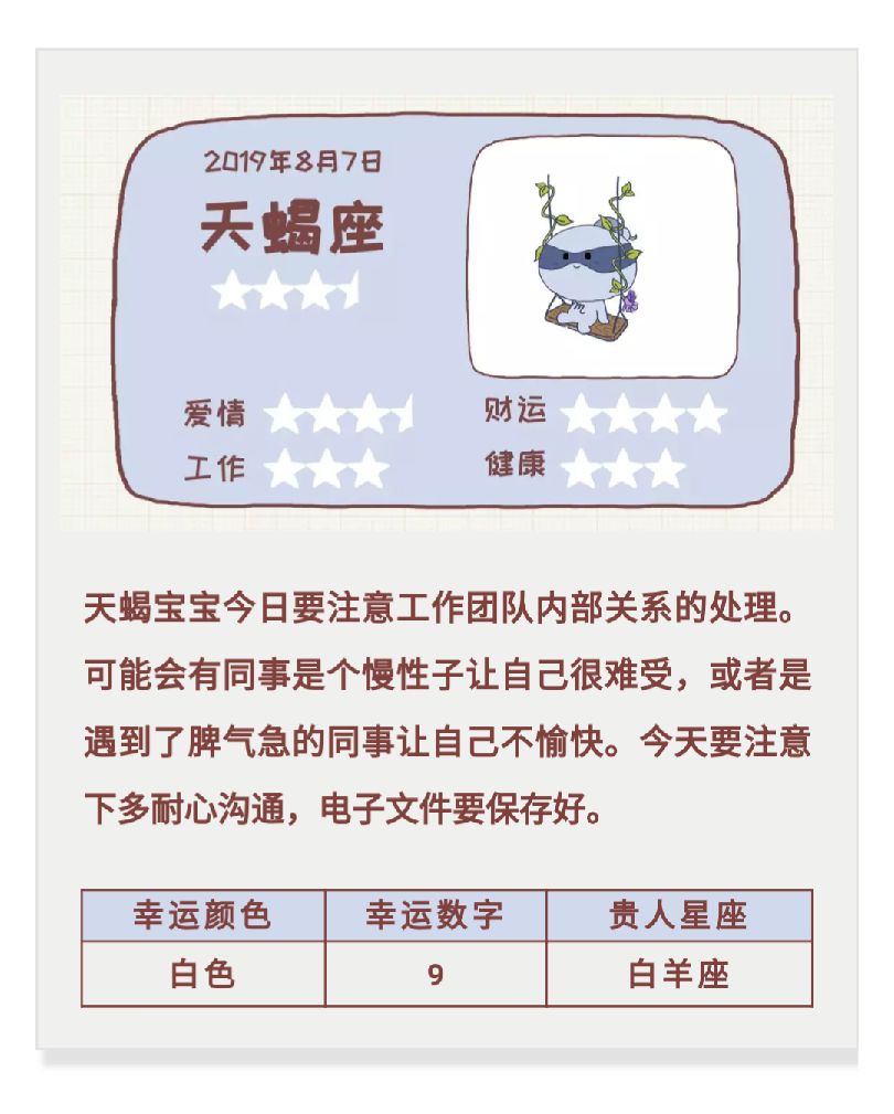 日运 8月7日十二星座运势 和阳光的人在一起 心里就不会晦暗 腾讯星座 微信公众号文章阅读 Wemp