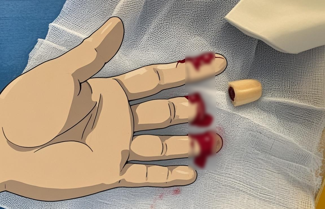 我院创伤中心成功完成一例电锯伤致断指再植手术