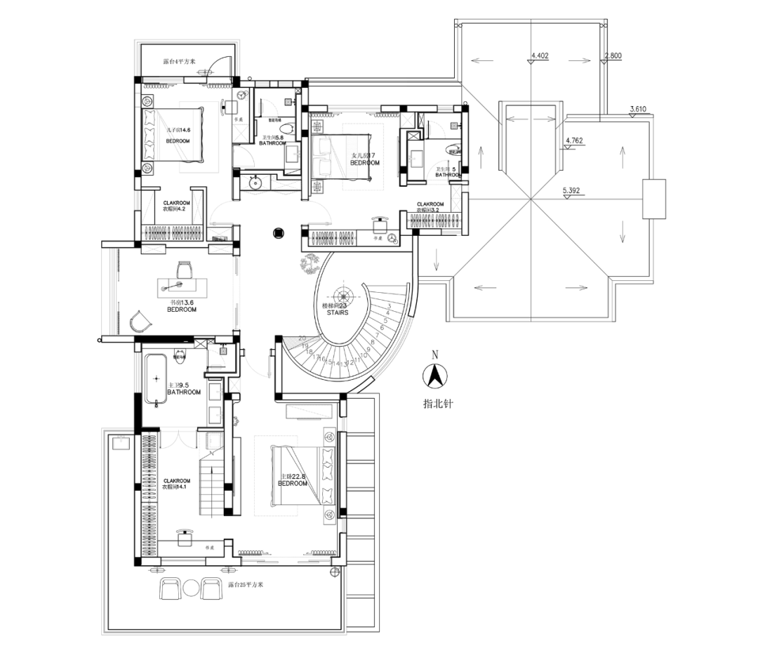 600㎡暖白色豪宅藏于自然的人居梦想