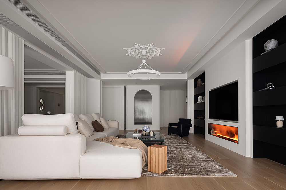 360㎡轻法式,现代慢生活!