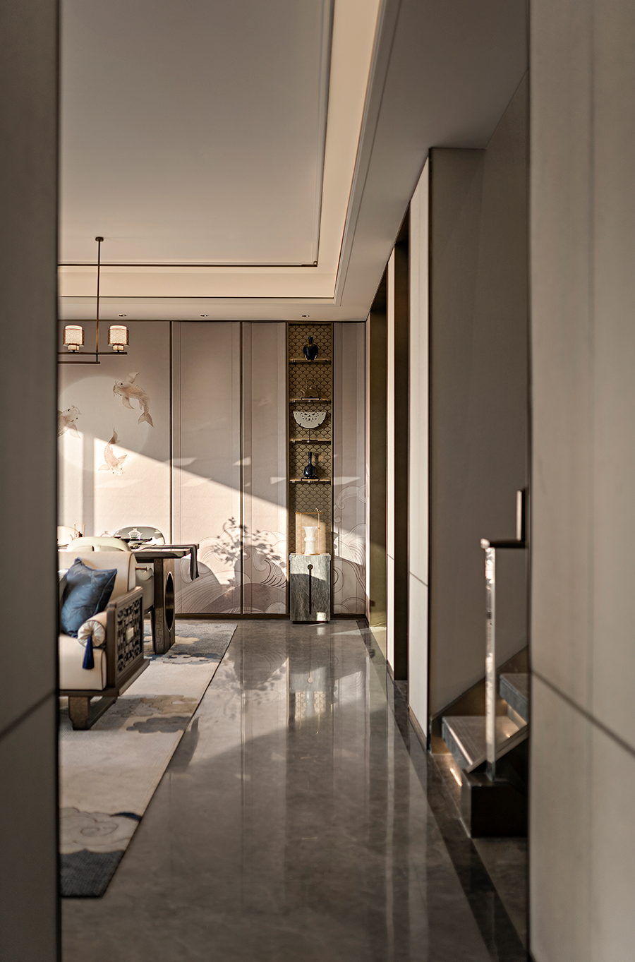 270㎡新中式别墅自带大片特效的家