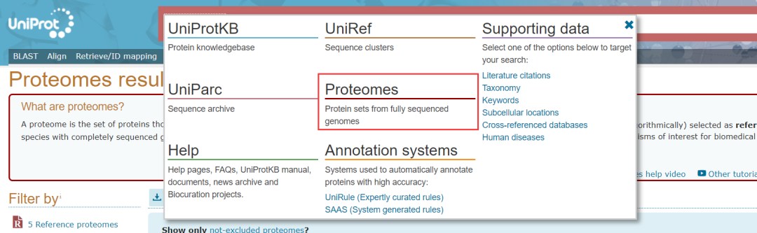 在html中获取json数据_获取dataset中数据_uniprot数据库