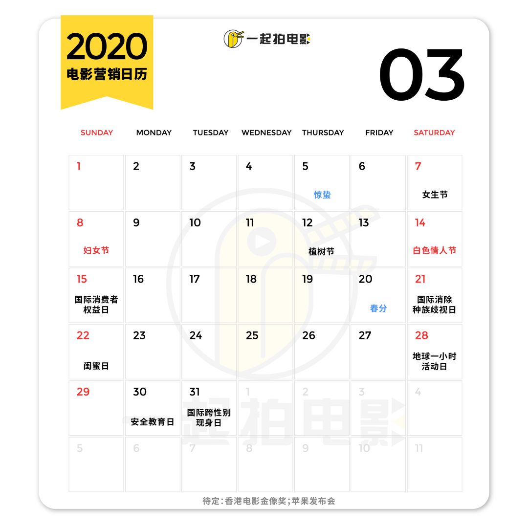 2020年上半年电影营销日历(图15)